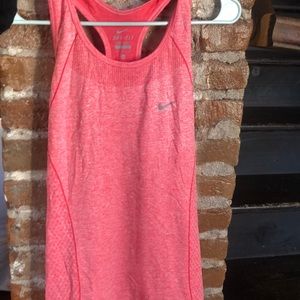 Nike dri fit pink tank top